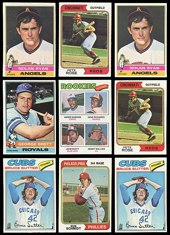 1973-1981 Hall of Fame & Star Collection (73) with Many Rookies