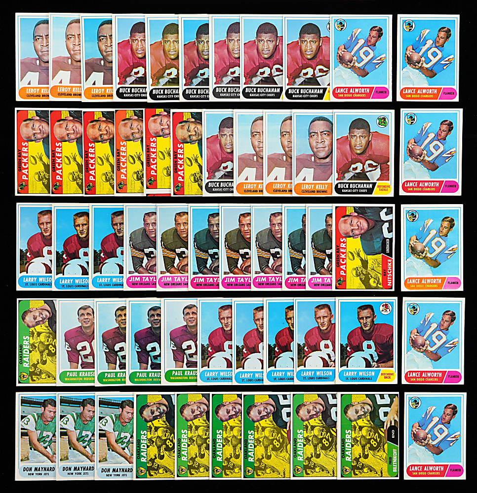 1968 Topps Football Second Series Collection (547) with 100+ Hall of Famers - Loaded!