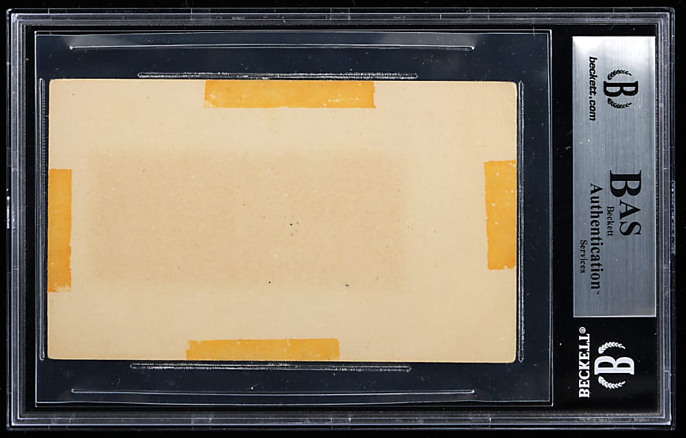 Mel Ott Signed Index Card - Beckett Authentic