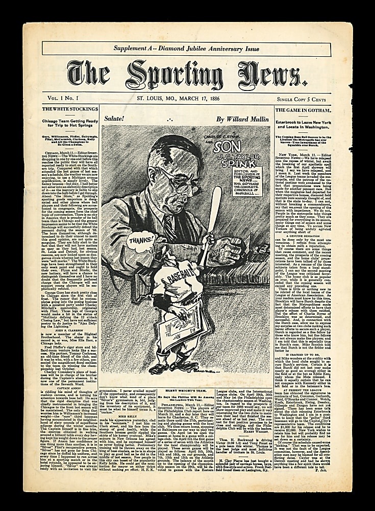 1946 Ossie Bluege Signed Handwritten Letter Congratulating Taylor Spink on The Sporting News 60th Anniversary - PSA/DNA COA
