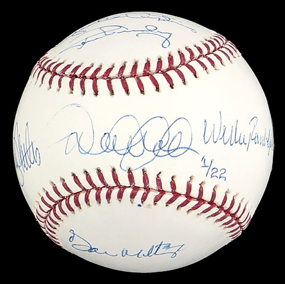 New York Yankee Captains Limited-Edition Multi-Signed OML/Selig Baseball with (5) Signatures Including Derek Jeter - Steiner COA & MLB Hologram