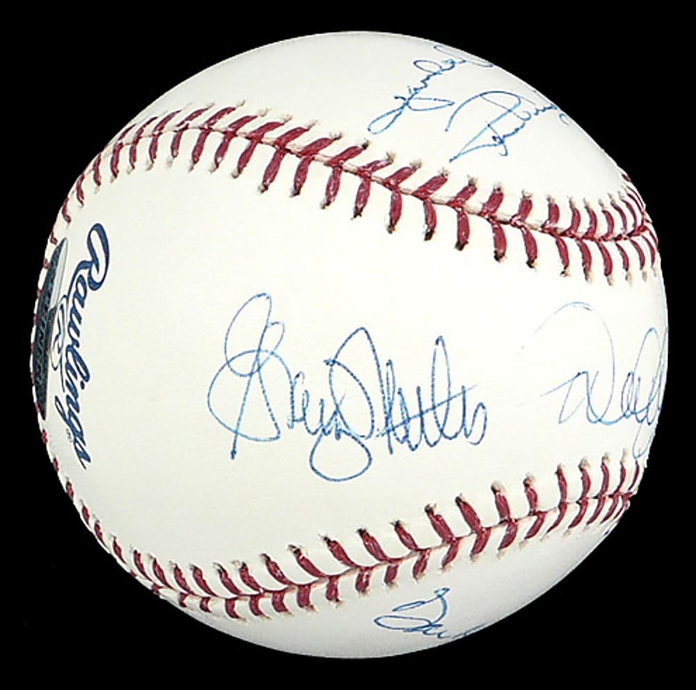 New York Yankee Captains Limited-Edition Multi-Signed OML/Selig Baseball with (5) Signatures Including Derek Jeter - Steiner COA & MLB Hologram