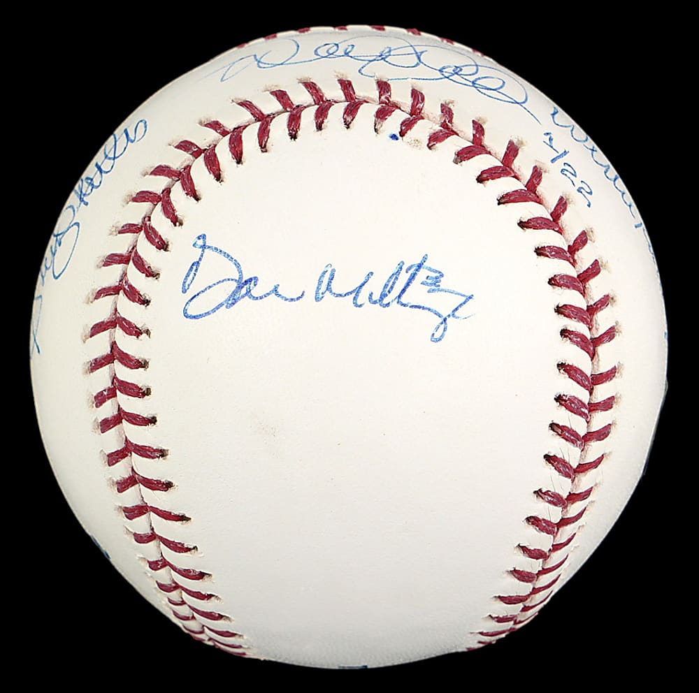 New York Yankee Captains Limited-Edition Multi-Signed OML/Selig Baseball with (5) Signatures Including Derek Jeter - Steiner COA & MLB Hologram