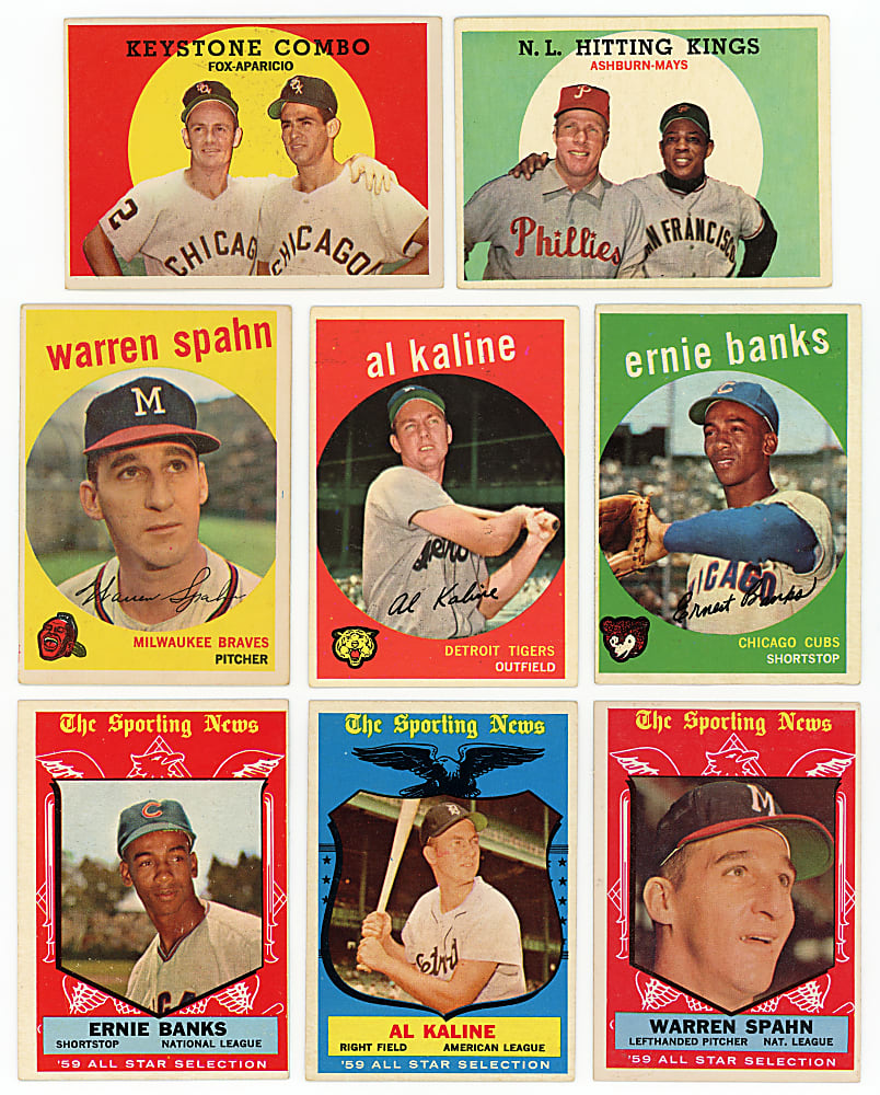 1959 Topps Partial Set (479/572) with Many Hall of Famers & Stars