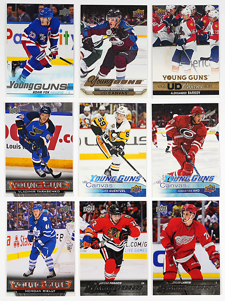 2013-2020 Upper Deck Hockey Young Guns Collection (49) with Canvas & Clear Cut Examples