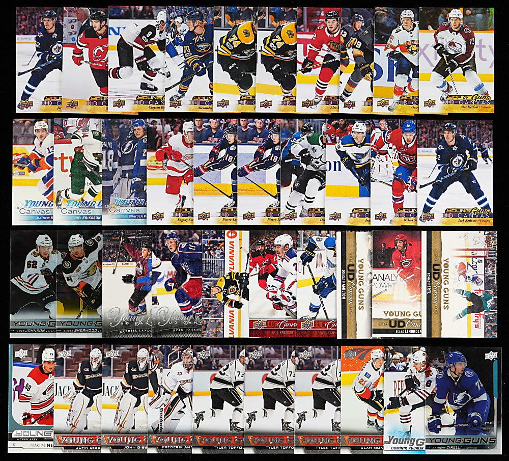 2013-2020 Upper Deck Hockey Young Guns Collection (49) with Canvas & Clear Cut Examples