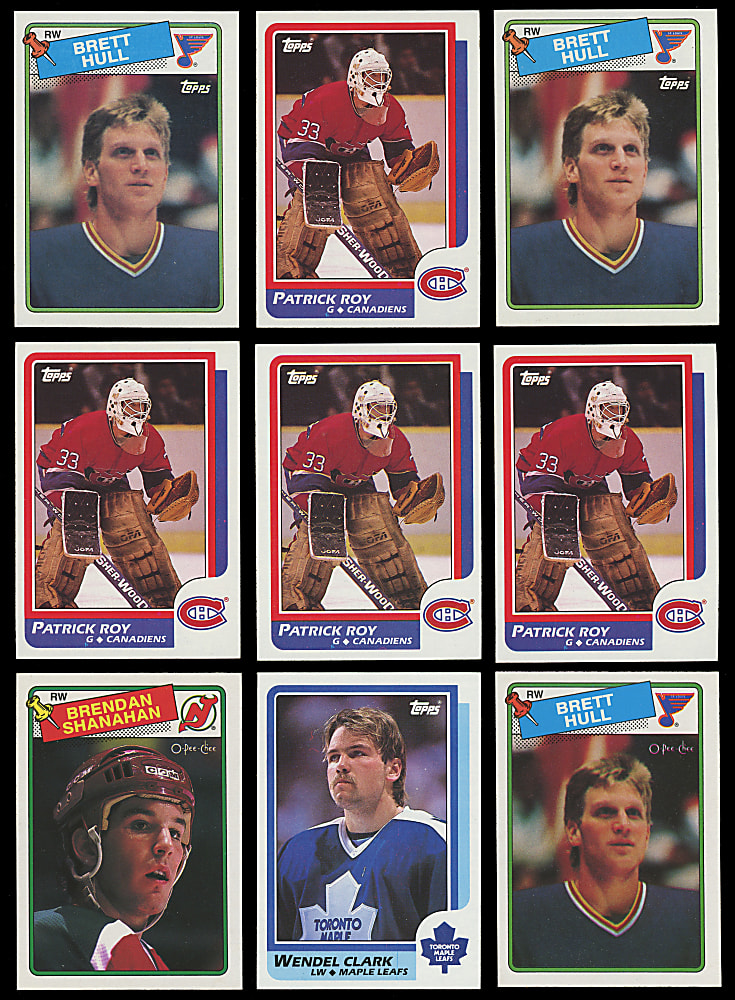 1981-1996 Hockey Star & Rookie Collection (86) with (12) Gretzky, (4) Roy Rookies & (19) Yzerman Rookies