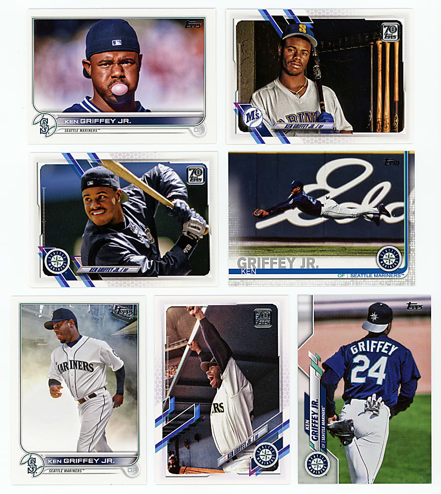2000-Present Topps Ken Griffey Jr. Collection (75) with Several Shortprints & Super Shortprints