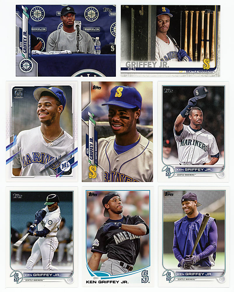 2000-Present Topps Ken Griffey Jr. Collection (75) with Several Shortprints & Super Shortprints
