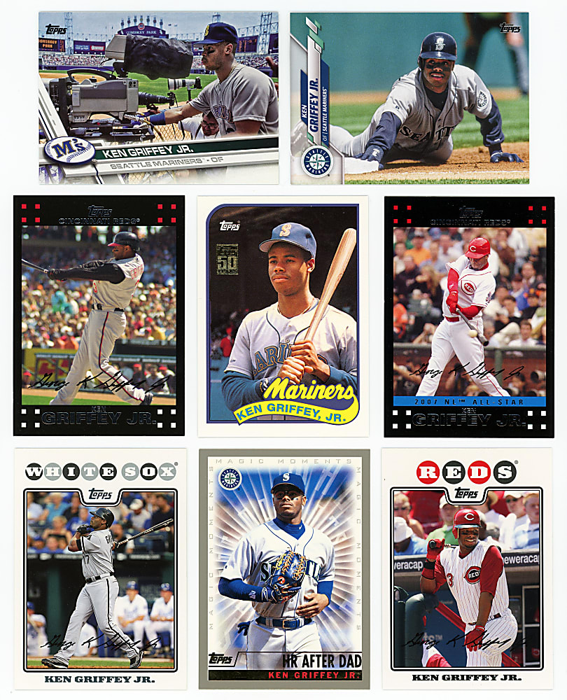 2000-Present Topps Ken Griffey Jr. Collection (75) with Several Shortprints & Super Shortprints