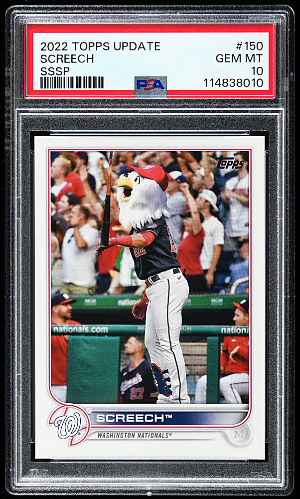 2022 Topps Update #150 "Screech" Super Shortprint PSA GEM MINT 10