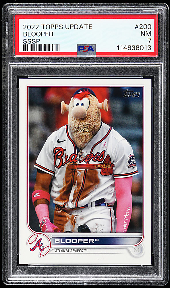 2022 Topps Update #200 "Blooper" Super Shortprint PSA NM 7
