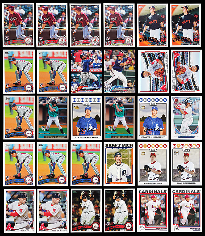 2000-Present Baseball Singles Collection (9,500+) - Loaded with Hall of Famers, Inserts & Rookies!