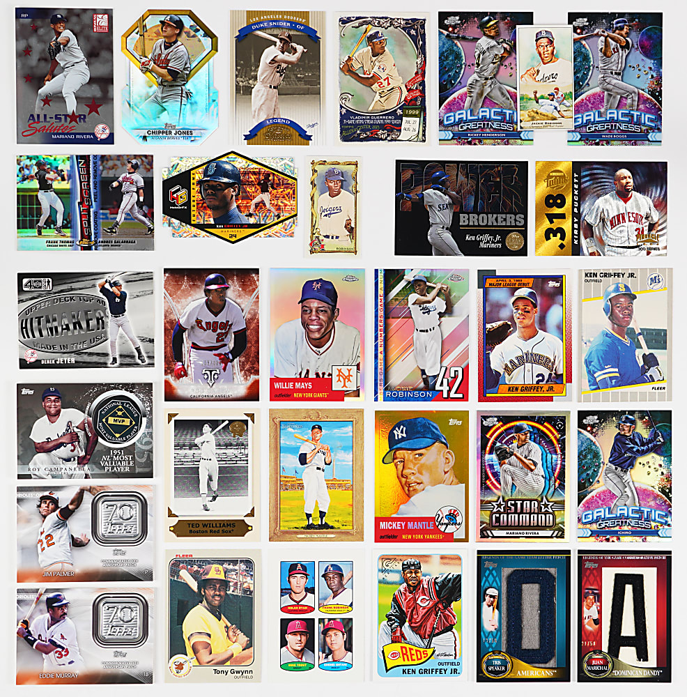 1980-Present Baseball Hall of Fame Singles Collection (3,800+) with Several Rookies & Inserts
