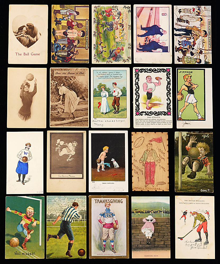 1900s to 1930s Multi-Sport Postcards (165) Balance of Collection