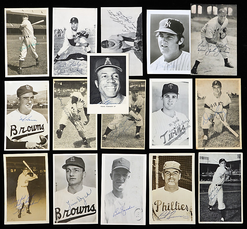 1940s to 1970s Signed Real Photo Postcards (84)