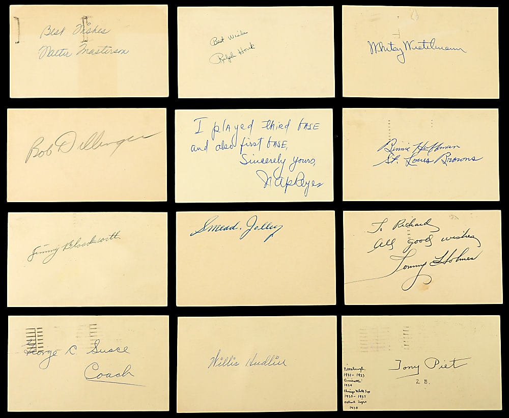 1950s to 1960s Signed Postcards (130)