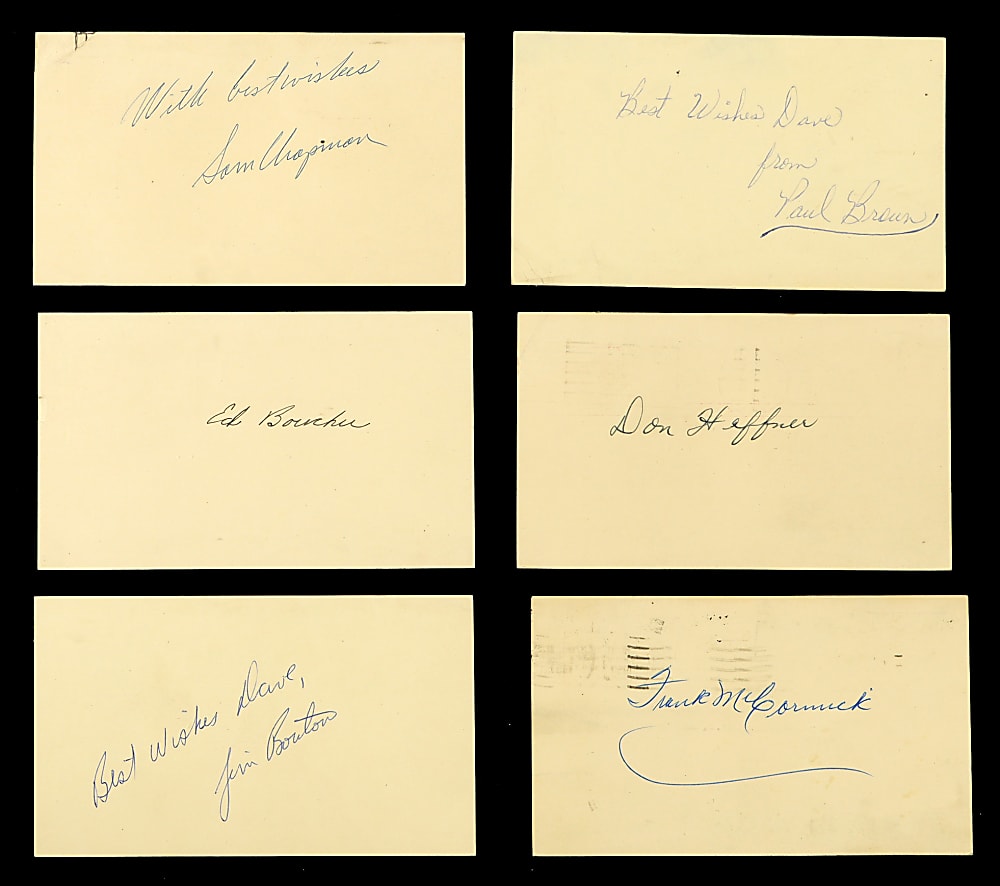 1950s to 1960s Signed Postcards (130)