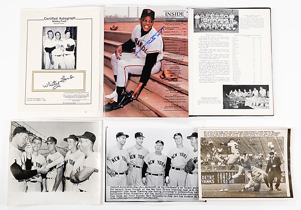 1950s-2010s Bobby Richardson Personal Collection Treasure Chest Bundle (600+) with 1960 World Series Press Pin & Ticket Stub