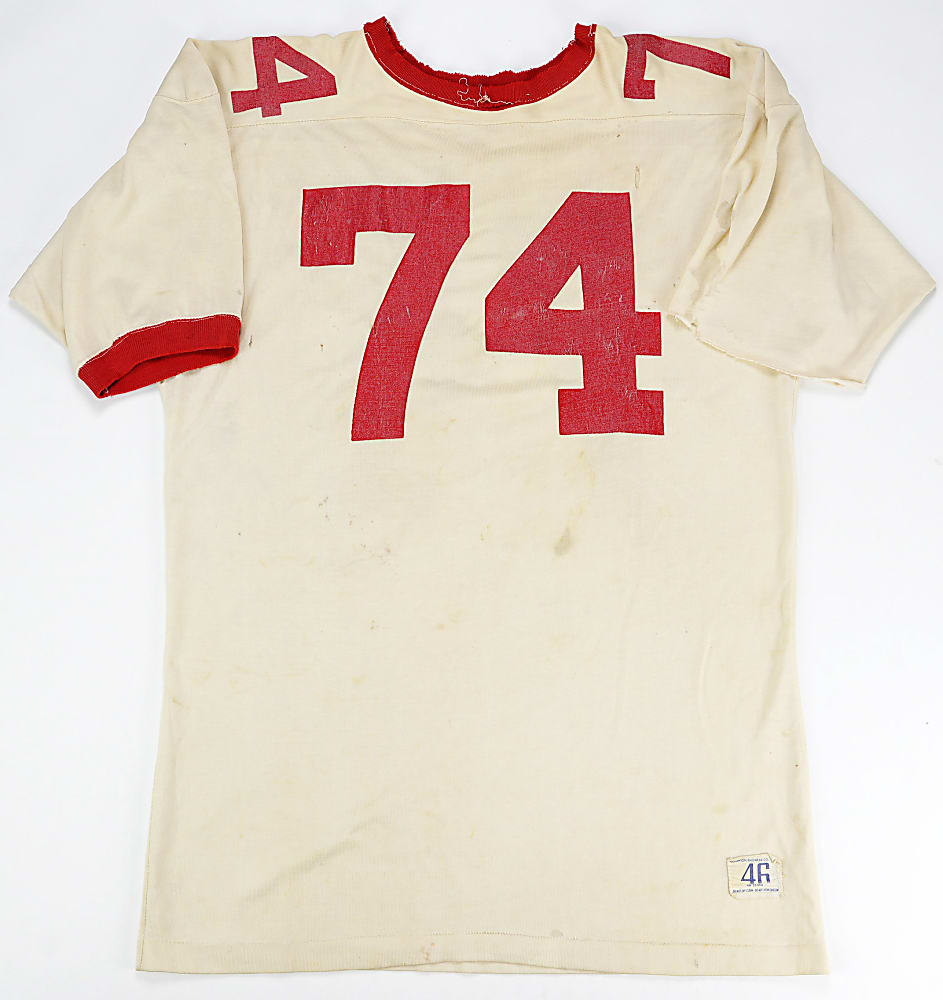 1971 T.C. Williams Titans Game-Used Football Jersey with Titans Foundation LOA - Inspiration for "Remember the Titans" Film - Potentially First Ever Publicly Offered!