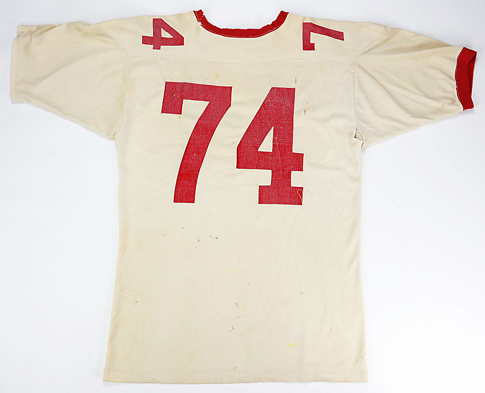1971 T.C. Williams Titans Game-Used Football Jersey with Titans Foundation LOA - Inspiration for "Remember the Titans" Film - Potentially First Ever Publicly Offered!