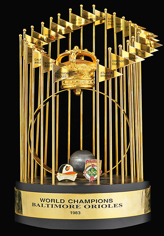 1983 Baltimore Orioles World Series Champions Trophy