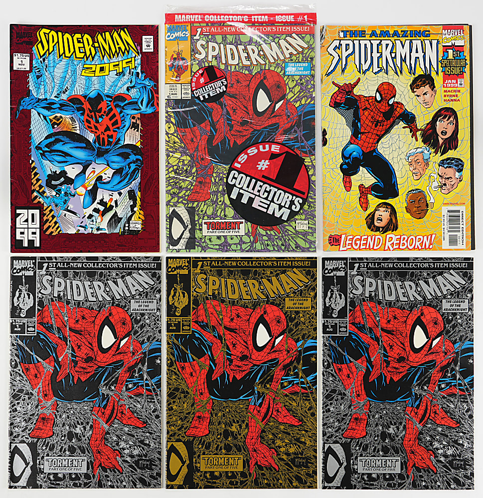 1970s-1990s Marvel Spider-Man Related Comic Collection (200+) with Amazing Spider-Man #252 & Secret Wars #8