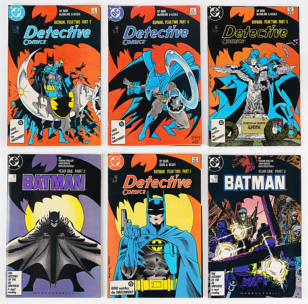 1980s-1990s DC Batman & Superman Comic Collection (300+) with Batman Year One Set by Frank Miller