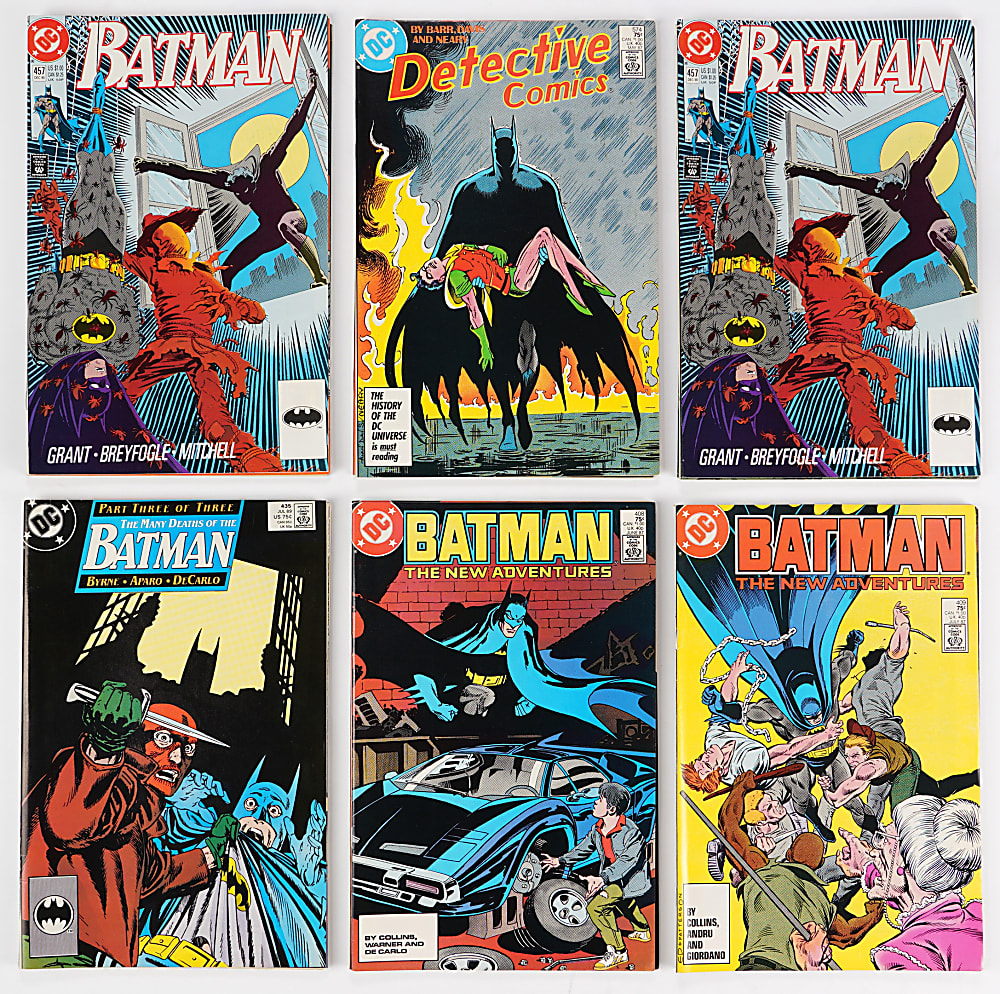 1980s-1990s DC Batman & Superman Comic Collection (300+) with Batman Year One Set by Frank Miller