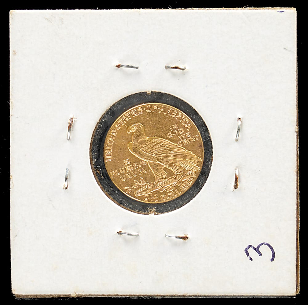 1926 $2-1/2 Indian Head Quarter Eagle Gold Coin