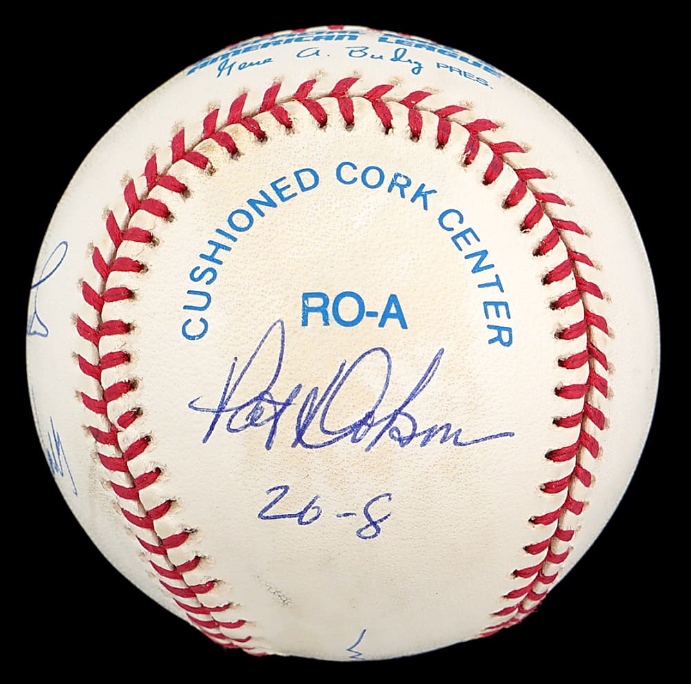 1971 Baltimore Orioles (4) 20-Game Winners Multi-Signed Baseball