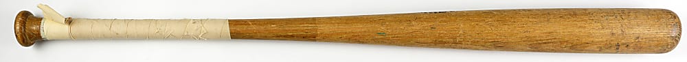1950's Vern Stephens Game Used Bat & 1955 Uniform Player's Contract Signed by Stephens & Harridge