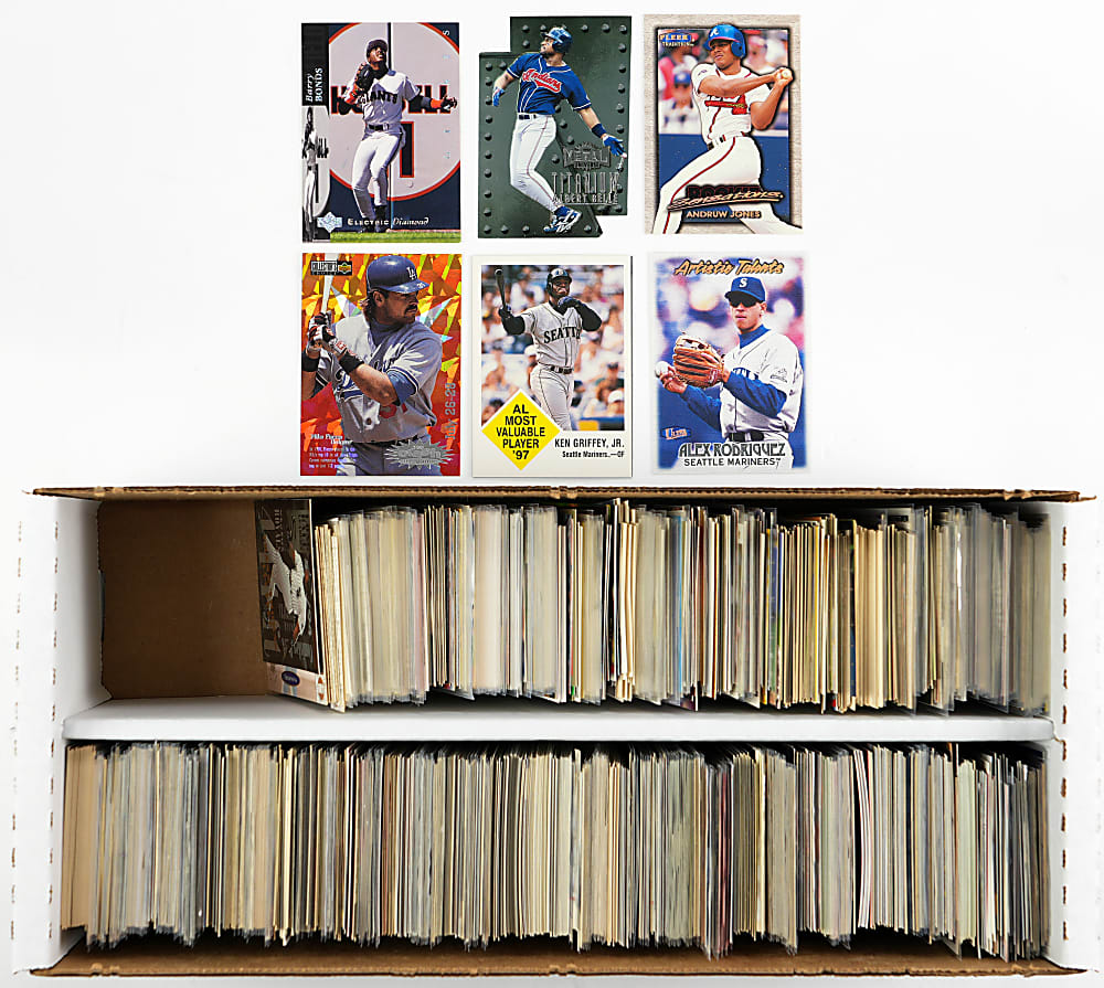 1990s Baseball Insert Collection (1,125+) with (300+) Hall of Famers
