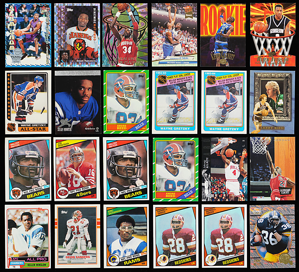 1980s-1990s Multi-Sport Card Collection (6,200+) – Loaded with Several Hundred Hall of Famers & Inserts!