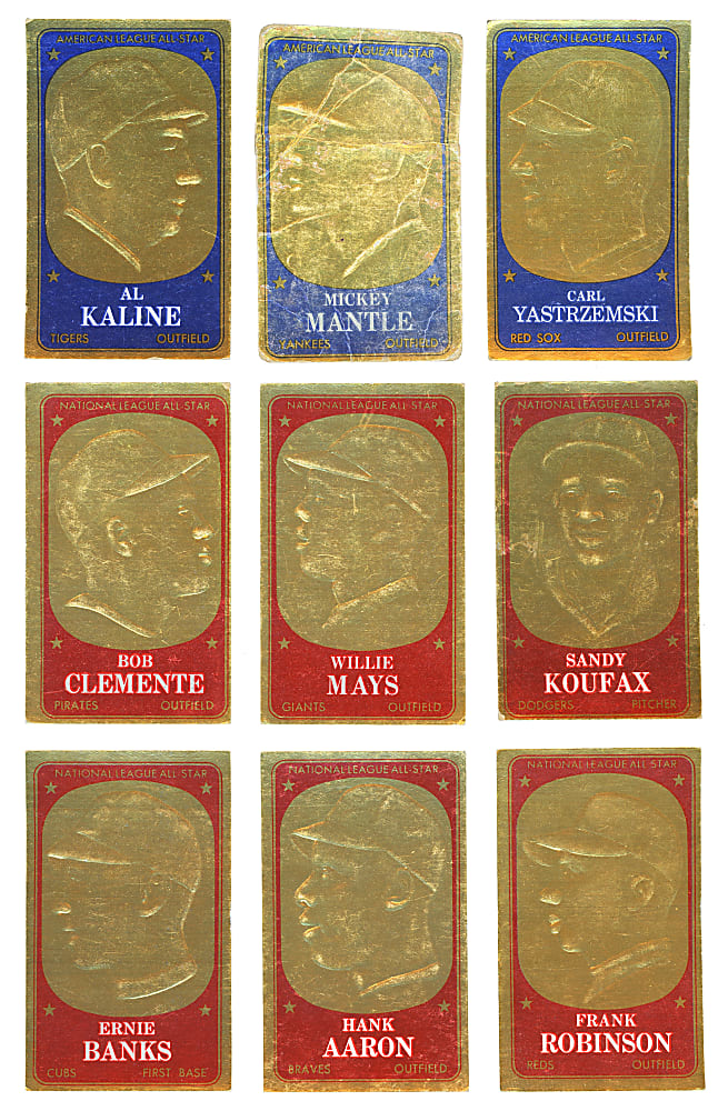 1965 Topps Embossed Complete Set (72)