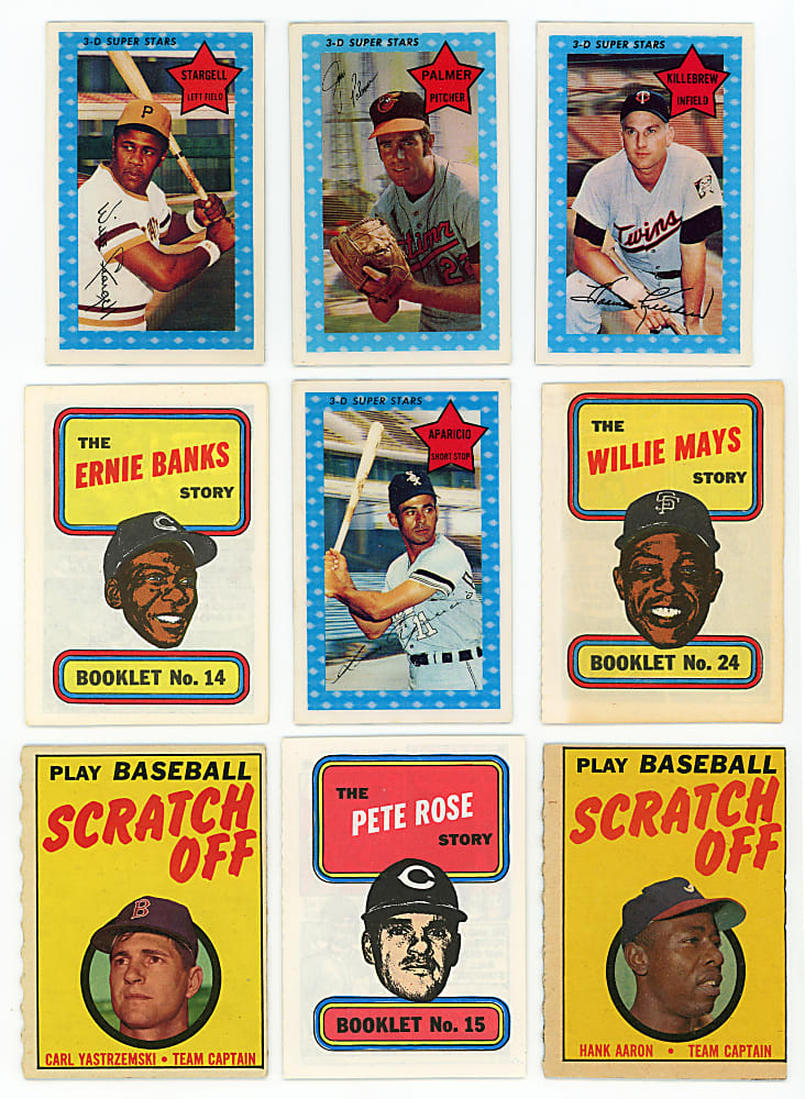 1970-1971 Topps & Kellogg's Complete/Partial Set Trio - (99) Total Cards