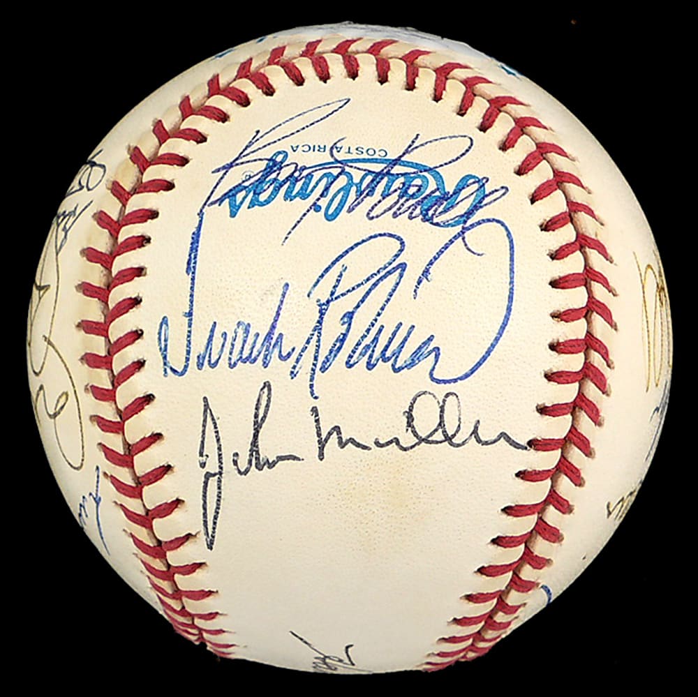 1966 Baltimore Orioles World Series Champions Team-Signed Reunion Baseball (17 Signatures) Including (4) Hall of Famers