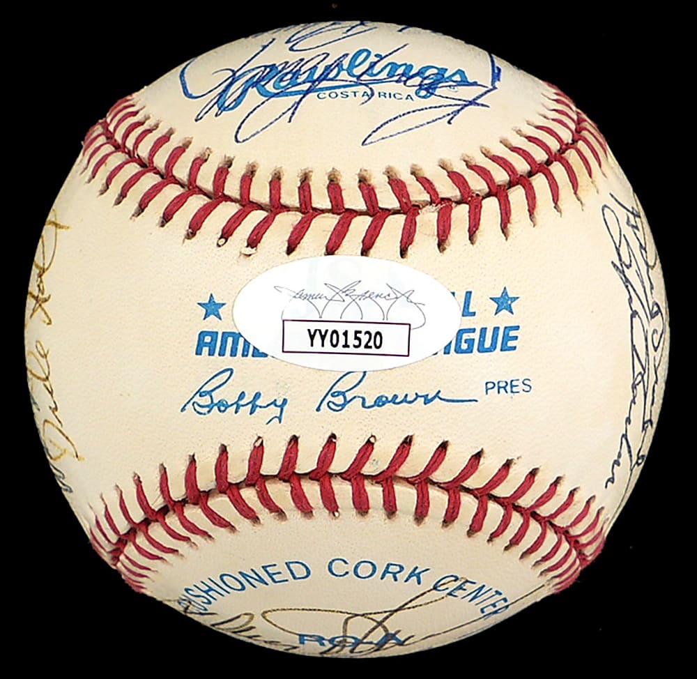 1966 Baltimore Orioles World Series Champions Team-Signed Reunion Baseball (17 Signatures) Including (4) Hall of Famers