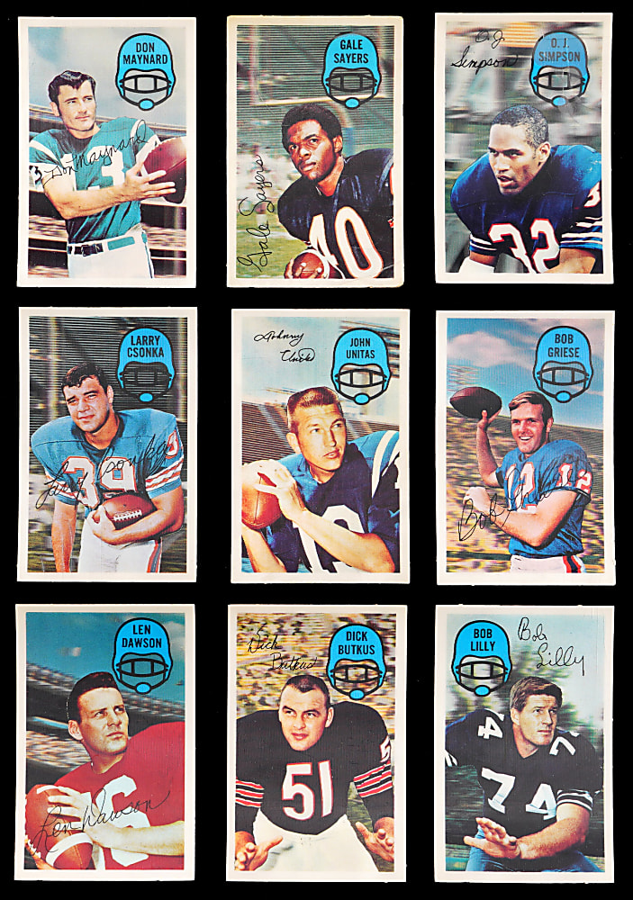 1970 Kellogg's Football Complete Set (60)