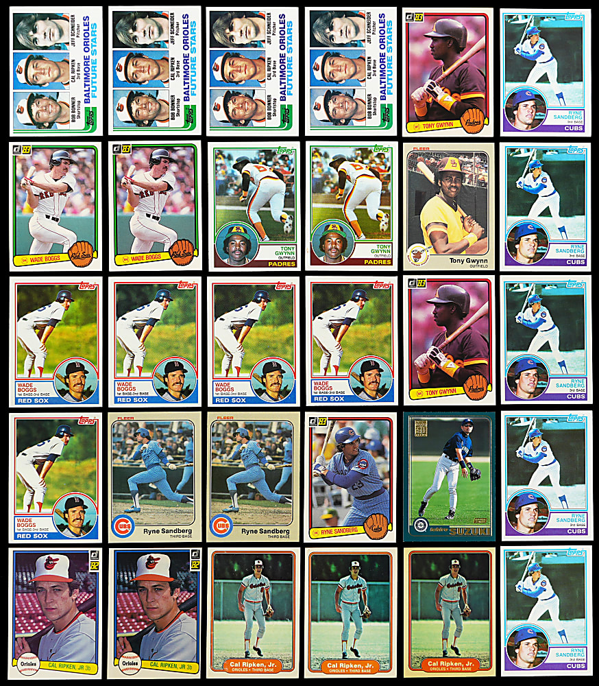 1980s-Modern Hall of Fame Collection (7,500+) with (350+) Rookies
