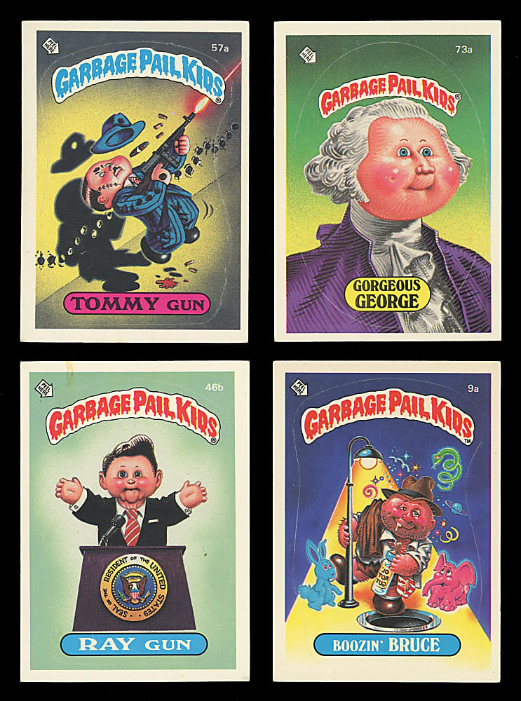 1985-1988 Topps Garbage Pail Kids Original Series 1-14 Complete Sets (14) with (1,100+) Total Stickers
