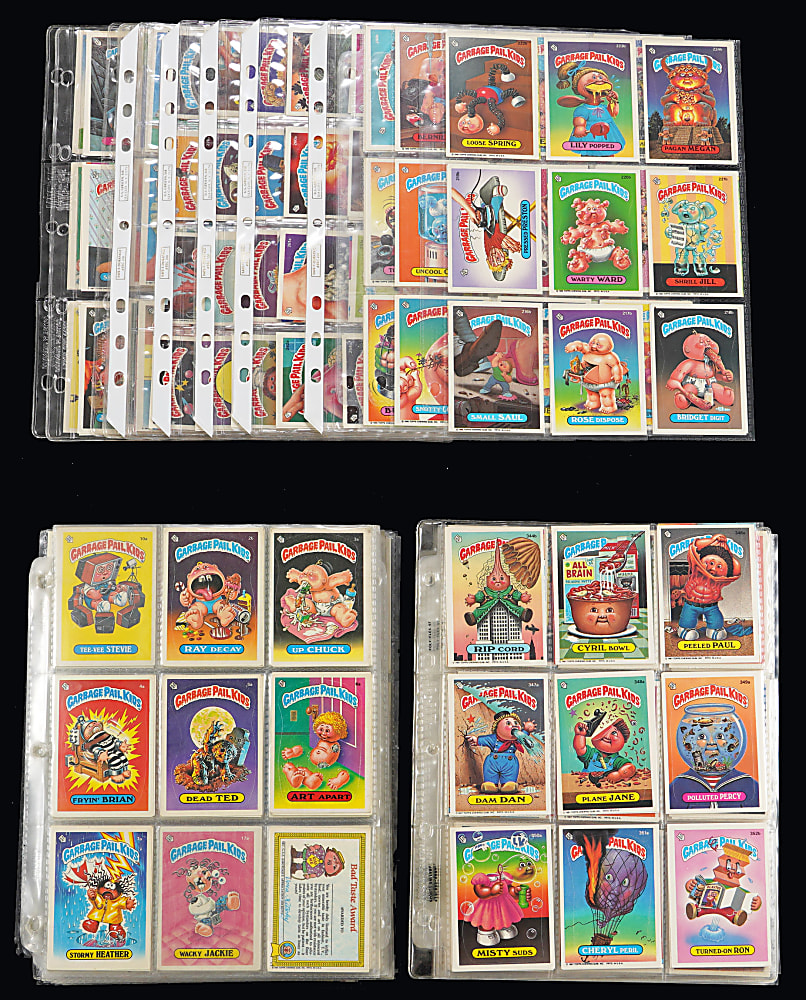 1985-1988 Topps Garbage Pail Kids Original Series 1-14 Complete Sets (14) with (1,100+) Total Stickers