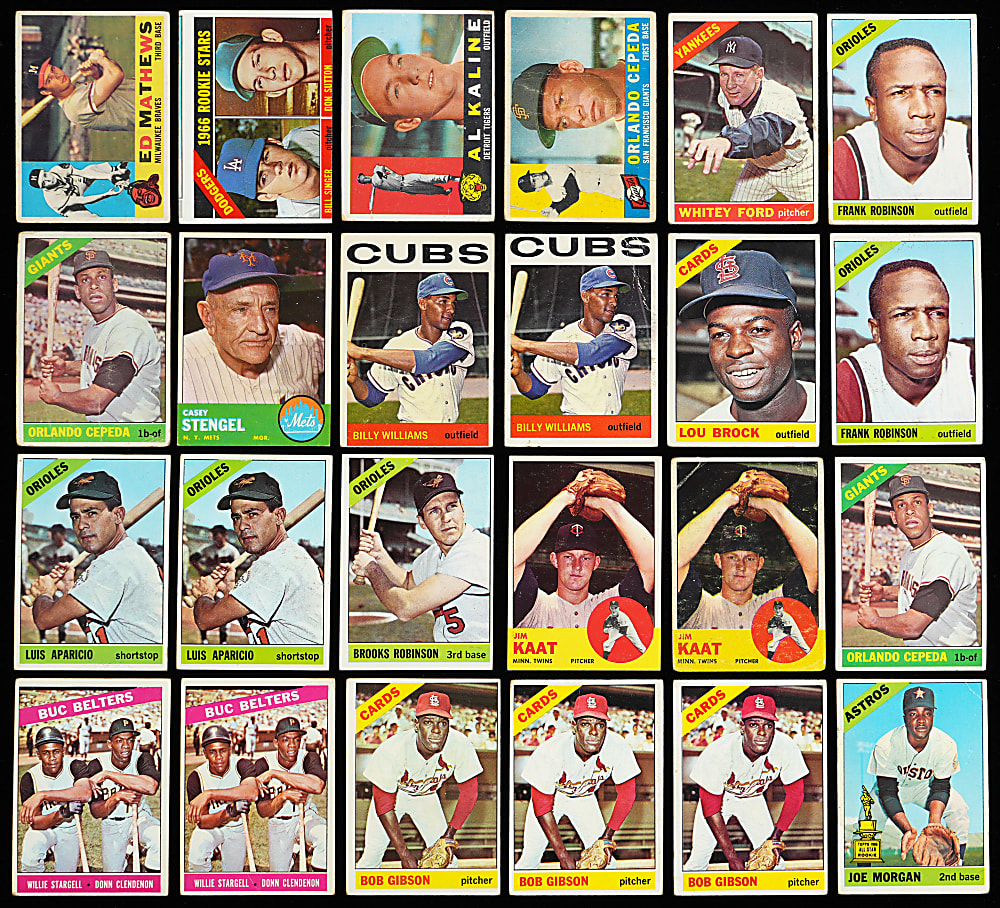 1960-1966 Topps Singles Collection (4,150+) with Many Hall of Famers & Stars