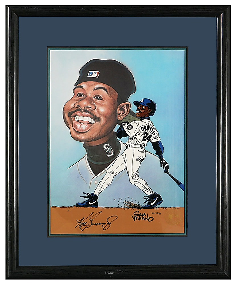 1996 Ken Griffey Jr. Signed Artist Proof (#20/25) Hand-Painted Animation Cel
