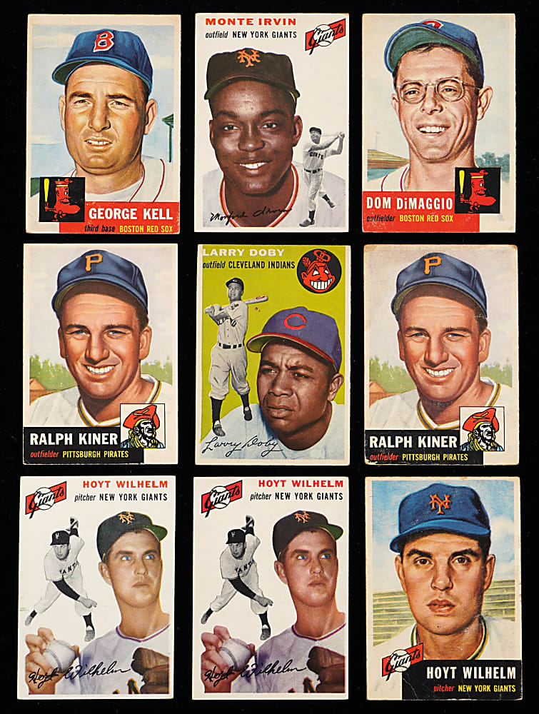 1952-1954 Topps Collection (113) with (24) Hall of Famers