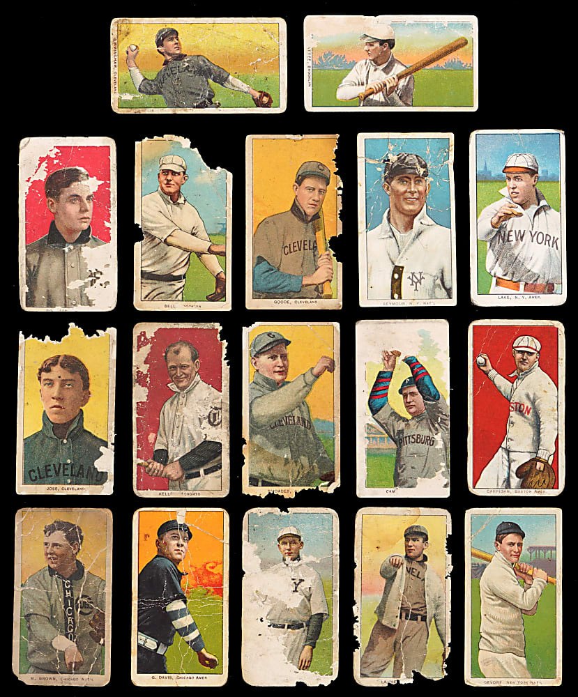 1909-1911 T206 White Border Collection (48) with (3) Hall of Famers Plus Several Tough Backs Including El Principe De Gales, Sovereign & Tolstoi