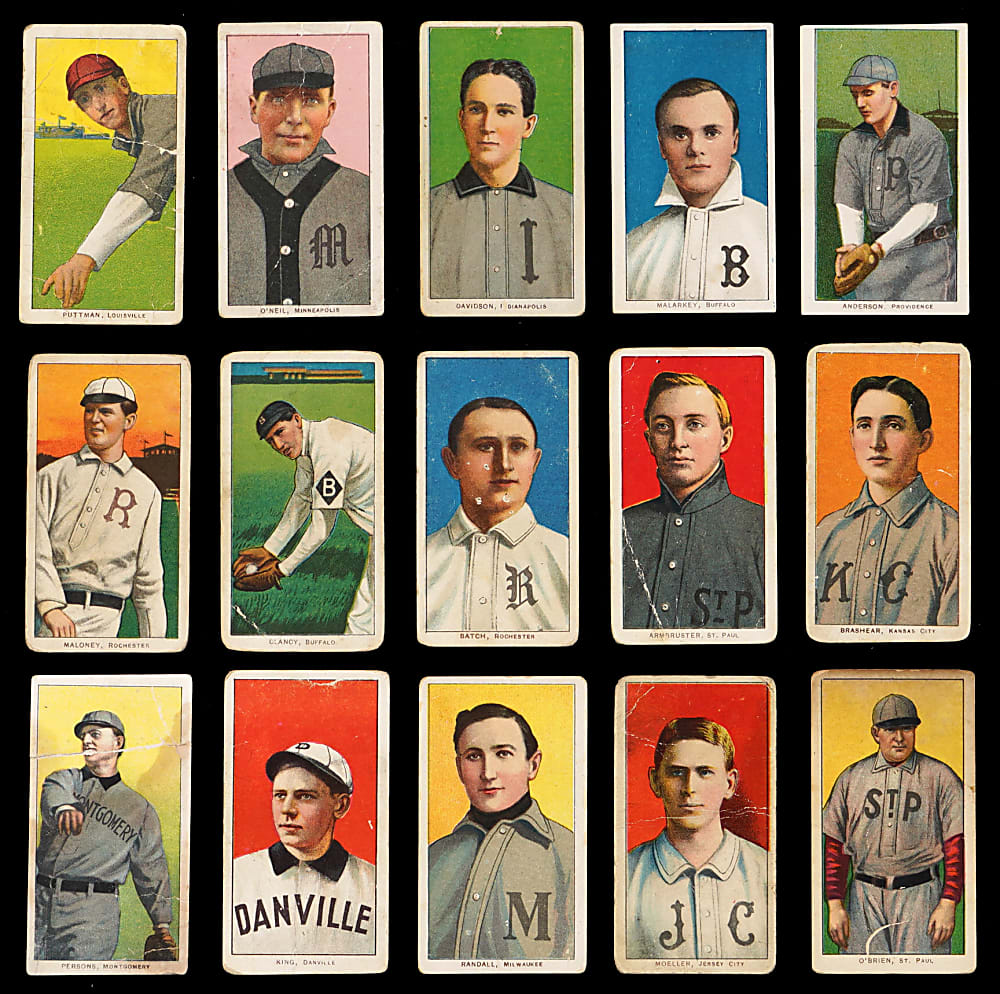 1909-1911 T206 White Border Southern League & Minor League Collection (31)