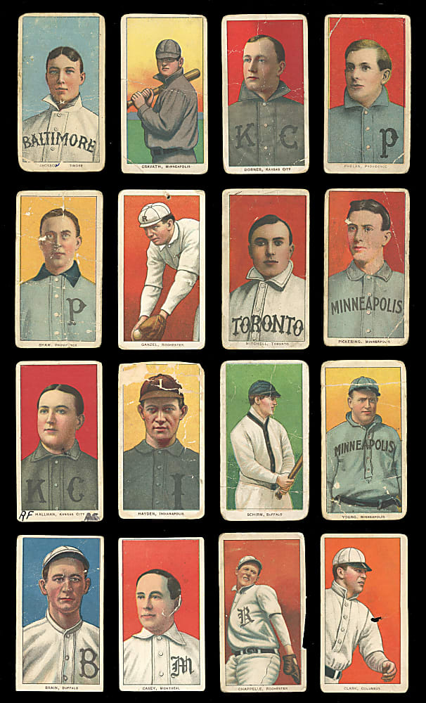 1909-1911 T206 White Border Southern League & Minor League Collection (31)