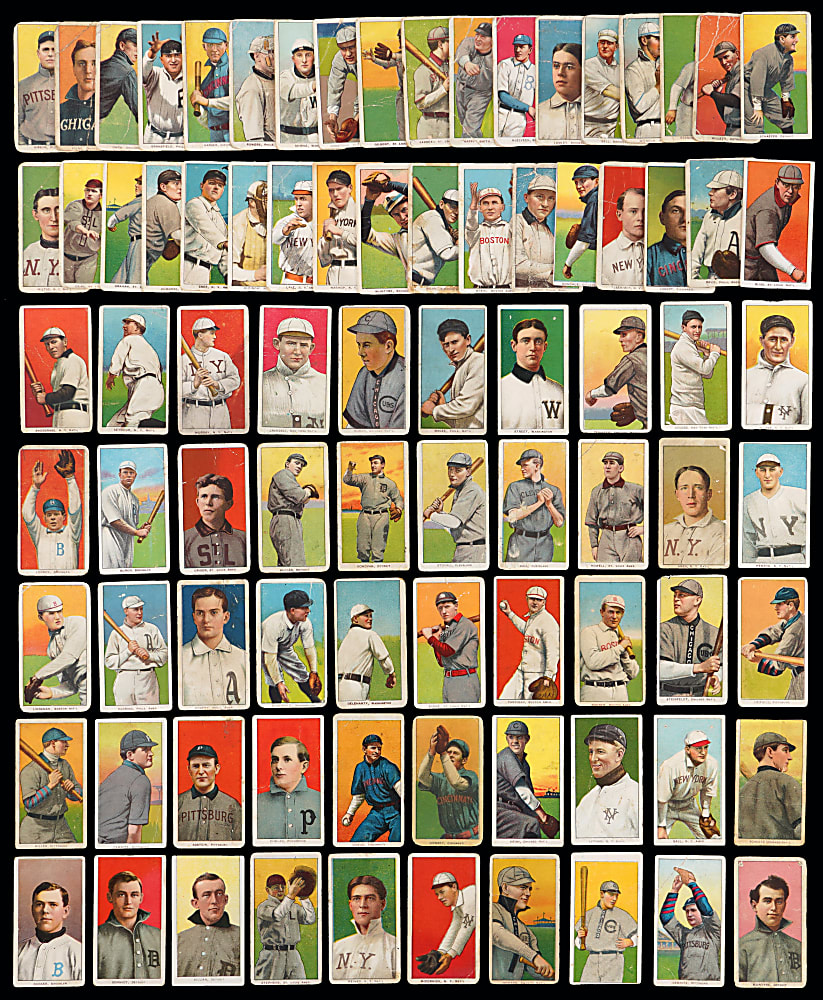 1909-1911 T206 White Border Starter Set (115) with 3 Graded & 5 Hall of Famers