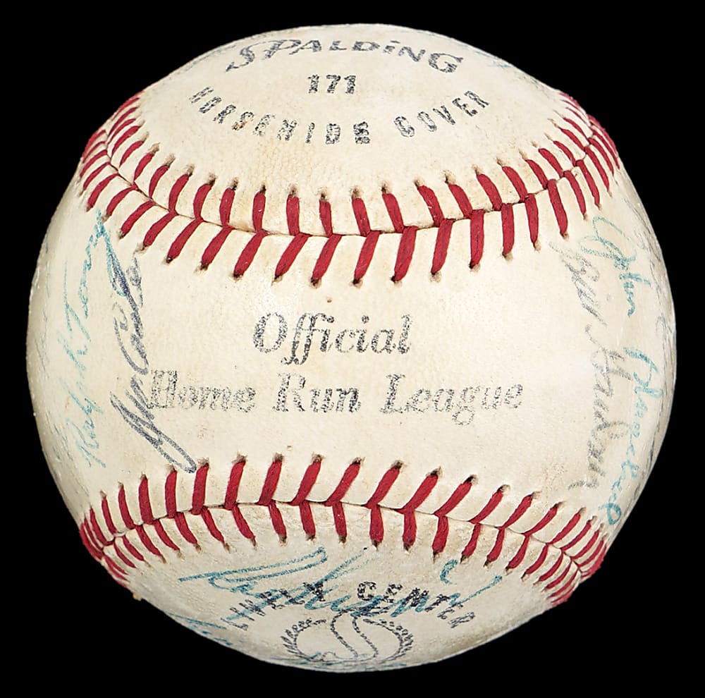 1961 World Series Champion New York Yankees Team-Signed Baseball with (24) Signatures - Full JSA LOA